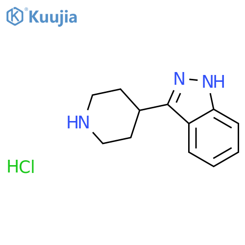 3-(Piperidin-4-yl)-1H-indazole hydrochloride structure