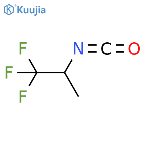 1,1,1-trifluoro-2-isocyanatopropane structure