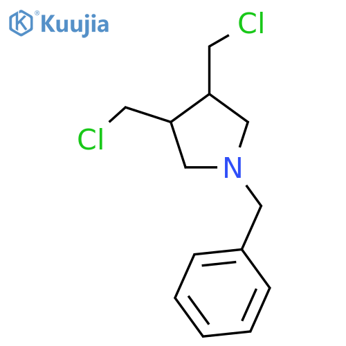1-Benzyl-3,4-bis(chloromethyl)pyrrolidine structure