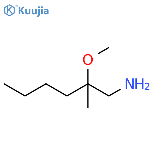 2-methoxy-2-methylhexan-1-amine structure