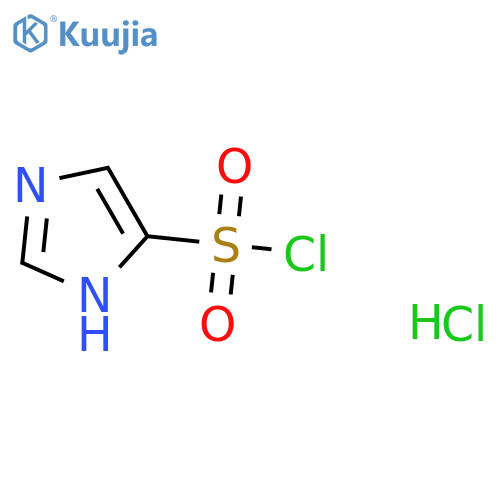 1H-Imidazole-4-sulfonyl chloride hydrochloride structure
