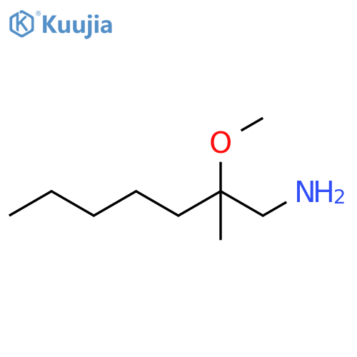 2-Methoxy-2-methylheptan-1-amine structure