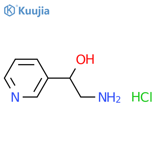 (S)-2-Amino-1-(pyridin-3-yl)ethanol hydrochloride structure