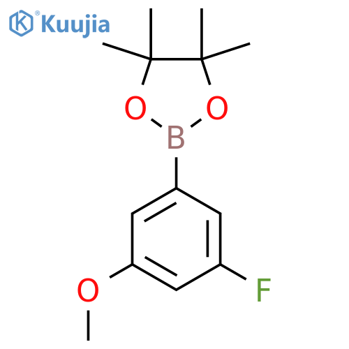 3-Fluoro-5-methoxyphenylboronic acid pinacol ester structure