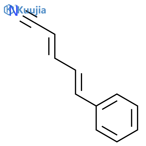 2,4-Pentadienenitrile,5-phenyl- structure