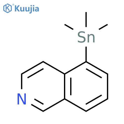 5-Trimethylstannylisoquinoline structure
