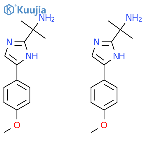 2-[5-(4-Methoxyphenyl)-1H-imidazol-2-yl]propan-2-amine structure