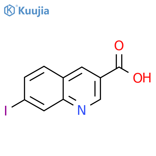 7-Iodoquinoline-3-carboxylic acid structure