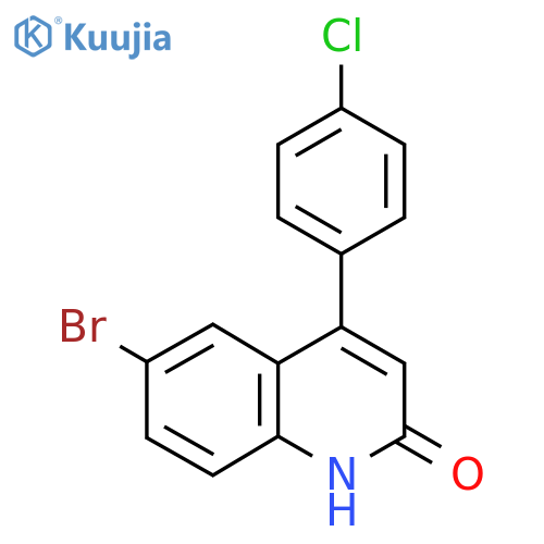 6-Bromo-4-(4-chlorophenyl)quinolin-2(1H)-one structure