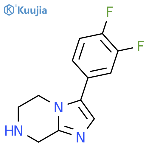 3-(3,4-Difluorophenyl)-5,6,7,8-tetrahydroimidazo[1,2-A]pyrazine structure