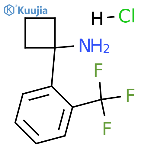 1-2-(Trifluoromethyl)PhenylCyclobutan-1-Amine Hydrochloride structure
