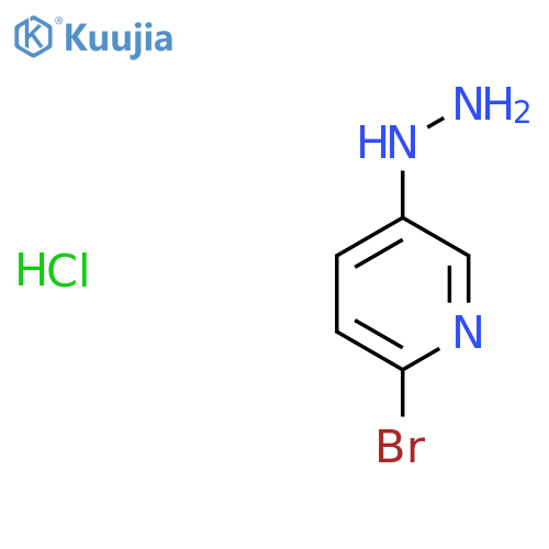 2-Bromo-5-hydrazinylpyridine hydrochloride structure