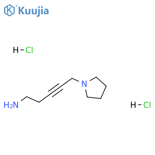 5-(PYRROLIDIN-1-YL)PENT-3-YN-1-AMINE 2HCL structure