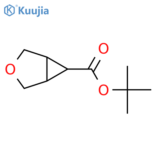 Tert-butyl 3-oxabicyclo[3.1.0]hexane-6-carboxylate structure
