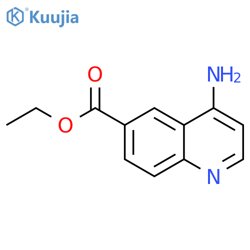 ethyl 4-aminoquinoline-6-carboxylate structure