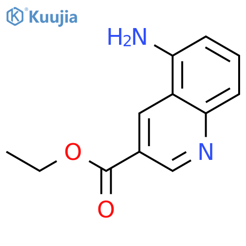 ethyl 5-aminoquinoline-3-carboxylate structure