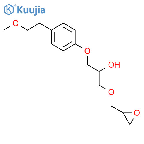 1-(4-(2-Methoxyethyl)phenoxy)-3-(oxiran-2-ylmethoxy)propan-2-ol structure