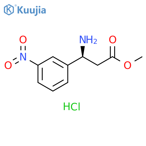 (S)-Methyl 3-Amino-3-(3-Nitrophenyl)Propanoate Hydrochloride structure
