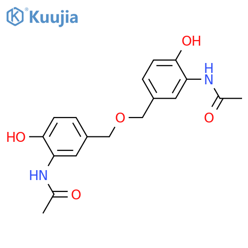 3-Amino-4-hydroxybenzyl alcohol; 1-O-[3-(Acetylamino)-4-hydroxybenzyl], N-Ac structure