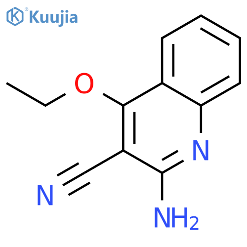 3-Quinolinecarbonitrile,2-amino-4-ethoxy- structure