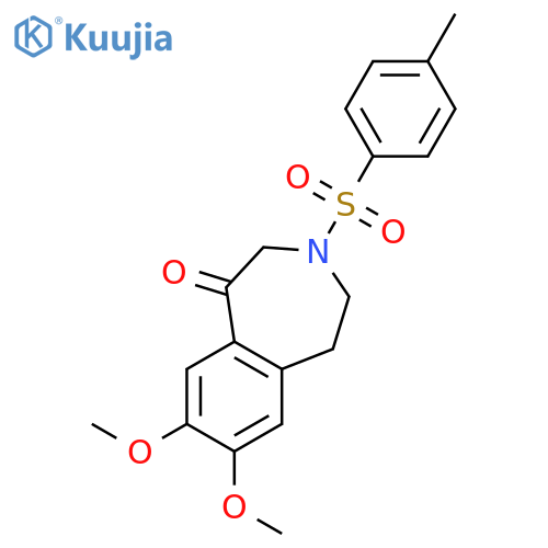 1H-3-Benzazepin-1-one,2,3,4,5-tetrahydro-7,8-dimethoxy-3-[(4-methylphenyl)sulfonyl]- structure