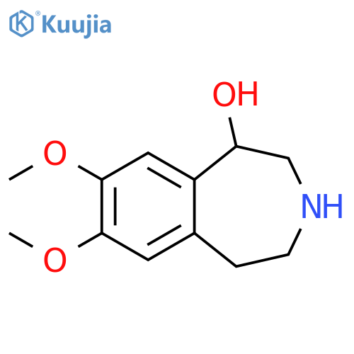 1H-3-Benzazepin-1-ol, 2,3,4,5-tetrahydro-7,8-dimethoxy- structure