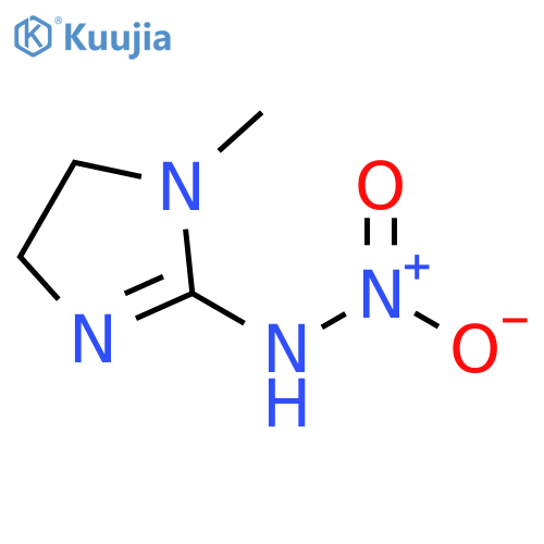 1H-Imidazol-2-amine, 4,5-dihydro-1-methyl-N-nitro- structure