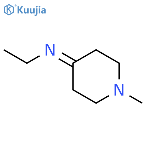 Ethanamine, N-(1-methyl-4-piperidinylidene)- structure