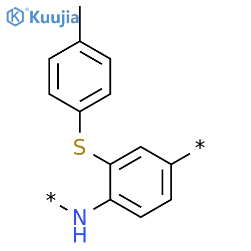 Poly[imino[2-[(4-methylphenyl)thio]-1,4-phenylene]] structure