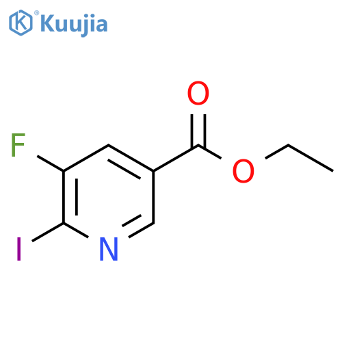 Ethyl 5-fluoro-6-iodonicotinate structure
