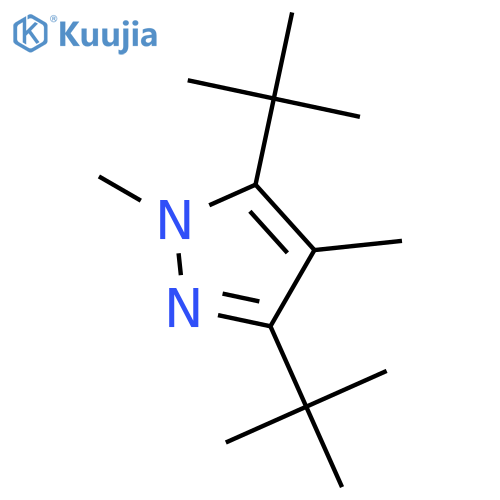 1H-Pyrazole,3,5-bis(1,1-dimethylethyl)-1,4-dimethyl- structure