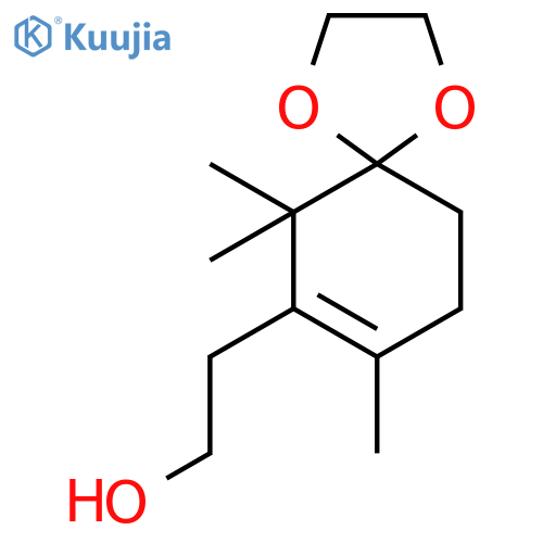1,4-Dioxaspiro[4.5]dec-7-ene-7-ethanol, 6,6,8-trimethyl- structure