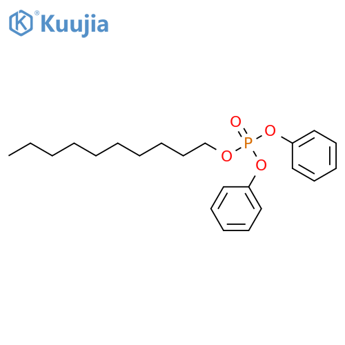 Phosphoric acid, decyldiphenyl ester structure