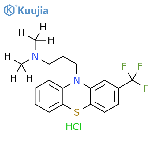 Triflupromazine-(dimethyl-d6) hydrochloride structure