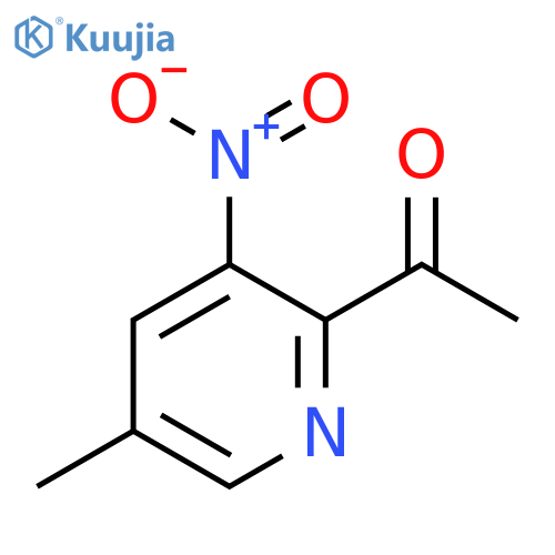 1-(5-Methyl-3-nitropyridin-2-yl)ethanone structure