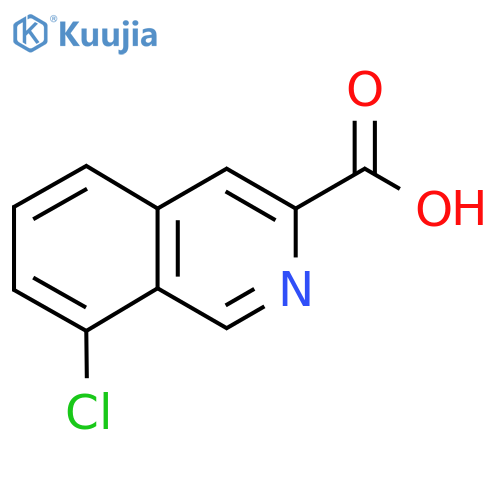 8-Chloroisoquinoline-3-carboxylic acid structure