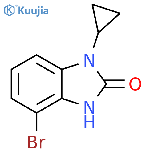 4-Bromo-1-Cyclopropyl-1h-BenzoDImidazol-2(3h)-One structure