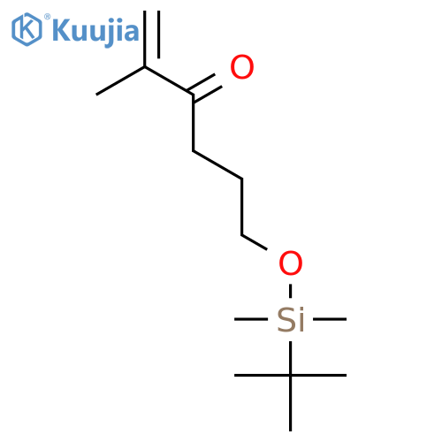 1-Hexen-3-one, 6-[[(1,1-dimethylethyl)dimethylsilyl]oxy]-2-methyl- structure