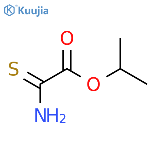 Acetic acid, aminothioxo-, 1-methylethyl ester structure