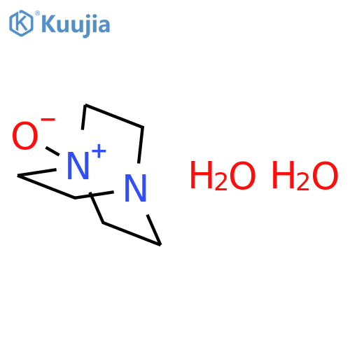 1,4-Diazabicyclo[2.2.2]octane, 1-oxide, dihydrate structure