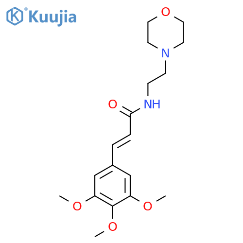 2-Propenamide, N-[2-(4-morpholinyl)ethyl]-3-(3,4,5-trimethoxyphenyl)- structure