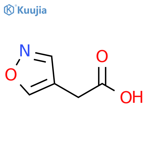 2-(1,2-oxazol-4-yl)acetic acid structure