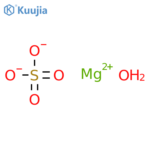 Magnesium sulphate monohydrate structure