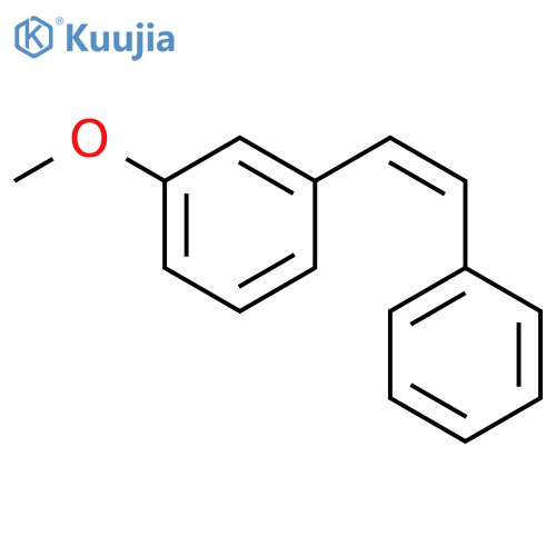 Benzene, 1-methoxy-3-[(1Z)-2-phenylethenyl]- structure