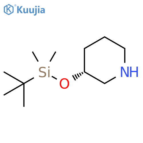 (R)-3-(tert-butyldimethylsilyloxy)piperidine structure