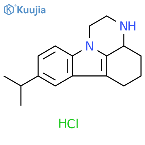 8-Isopropyl-2,3,3a,4,5,6-hexahydro-1H-pyrazino3,2,1-jkcarbazole Hydrochloride structure