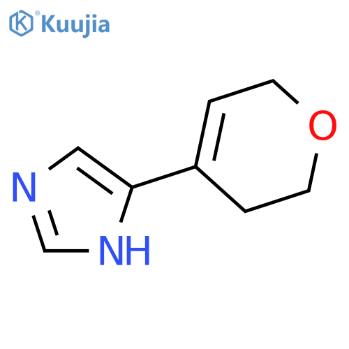4-(3,6-dihydro-2H-pyran-4-yl)-1H-imidazole structure