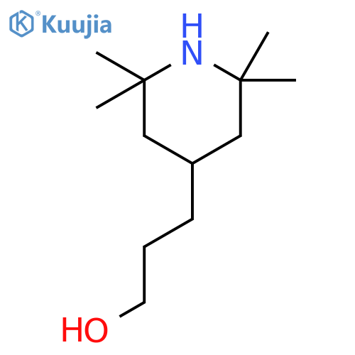 4-Piperidinepropanol, 2,2,6,6-tetramethyl- structure