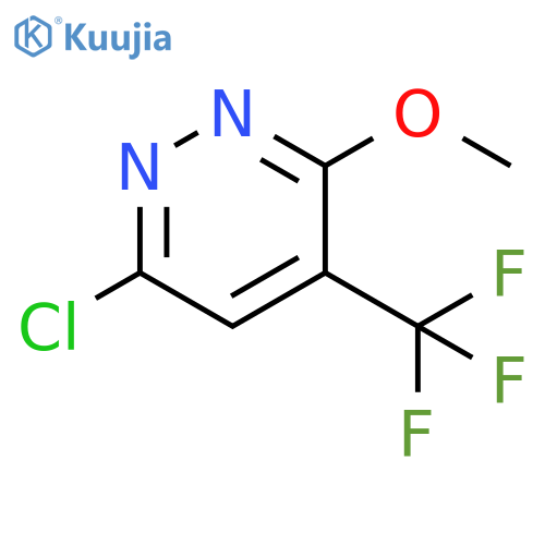 6-chloro-3-methoxy-4-(trifluoromethyl)pyridazine structure