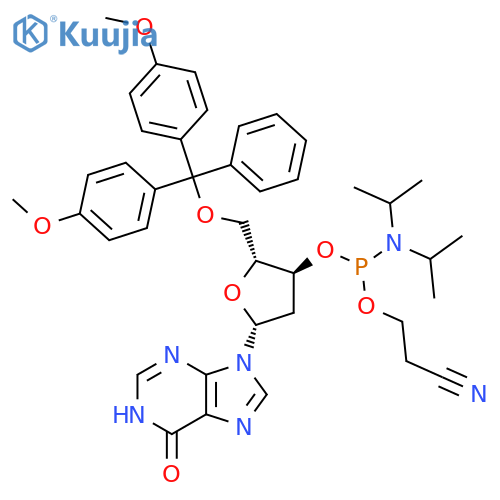 2'-Deoxy-5'-O-DMT-inosine 3'-CE phosphoramidite structure